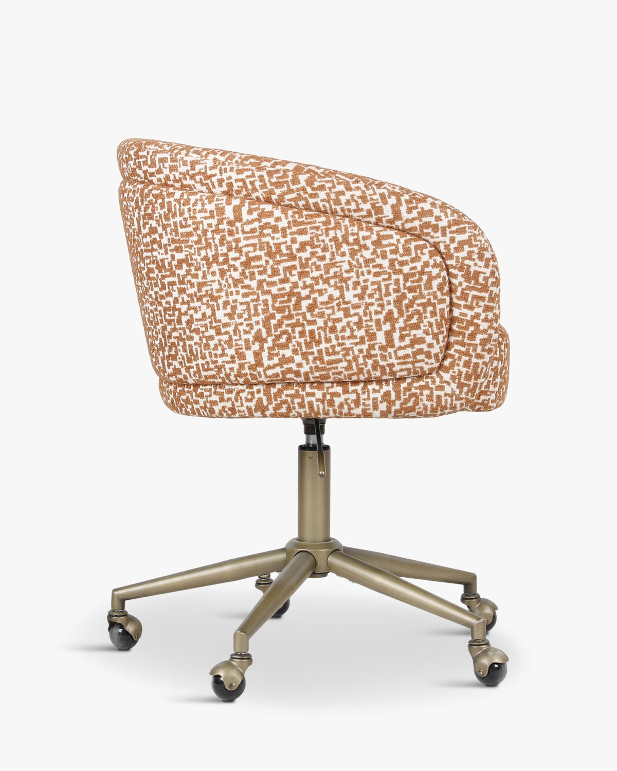 Chaise de bureau rotative Volta - Marron Pixel