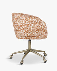 Chaise de bureau rotative Volta - Marron Pixel