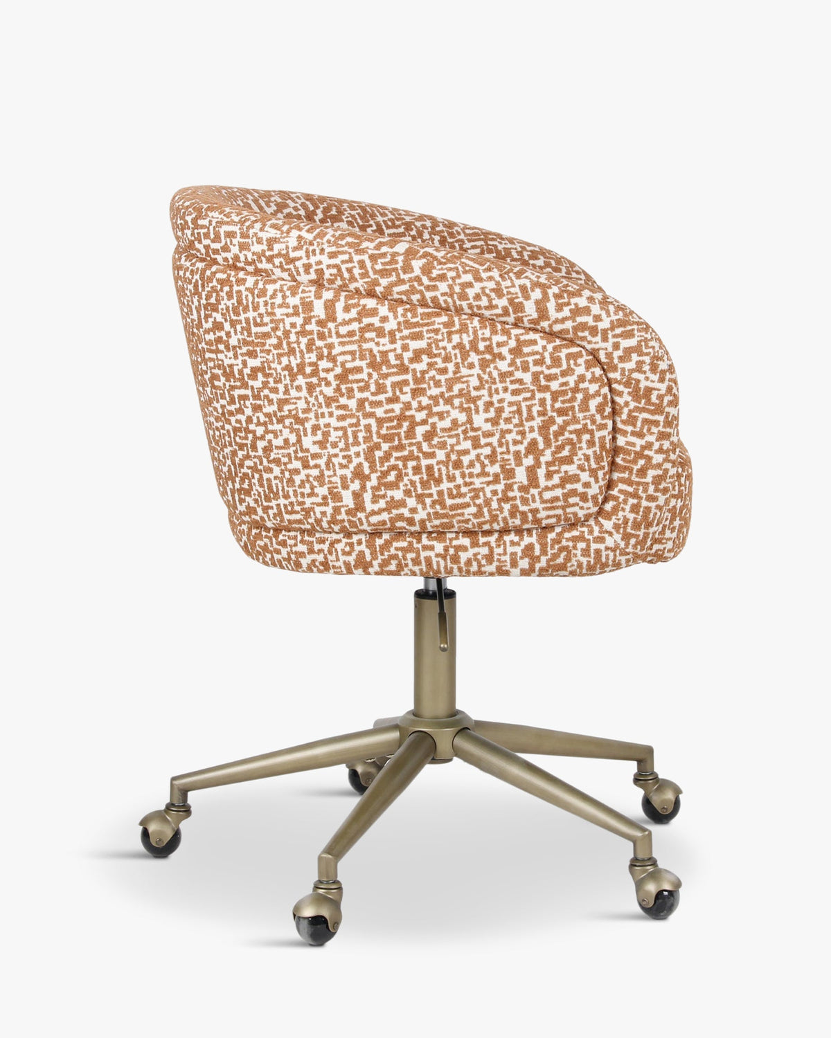 Chaise de bureau rotative Volta - Marron Pixel