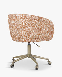 Chaise de bureau rotative Volta - Marron Pixel