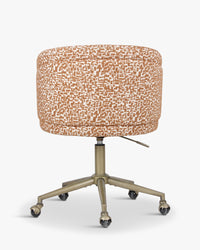 Chaise de bureau rotative Volta - Marron Pixel