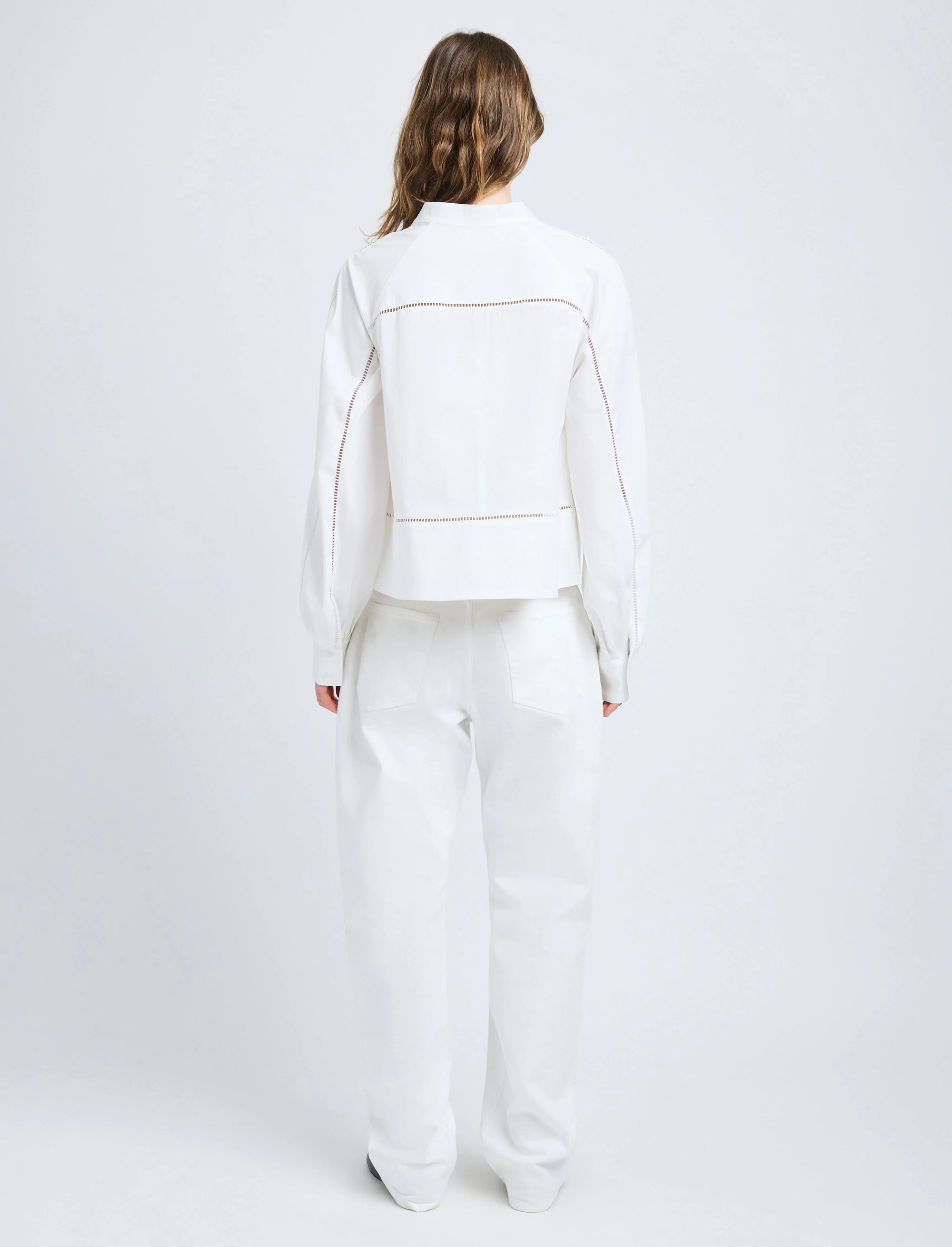 Blouse Grayson à col V - Black