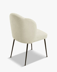 Chaise Aero en tissu crêpé - Blanc crêpé