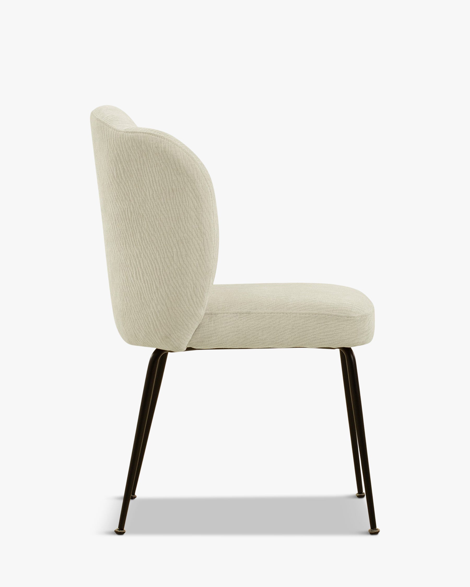 Chaise Aero en tissu crêpé - Blanc crêpé