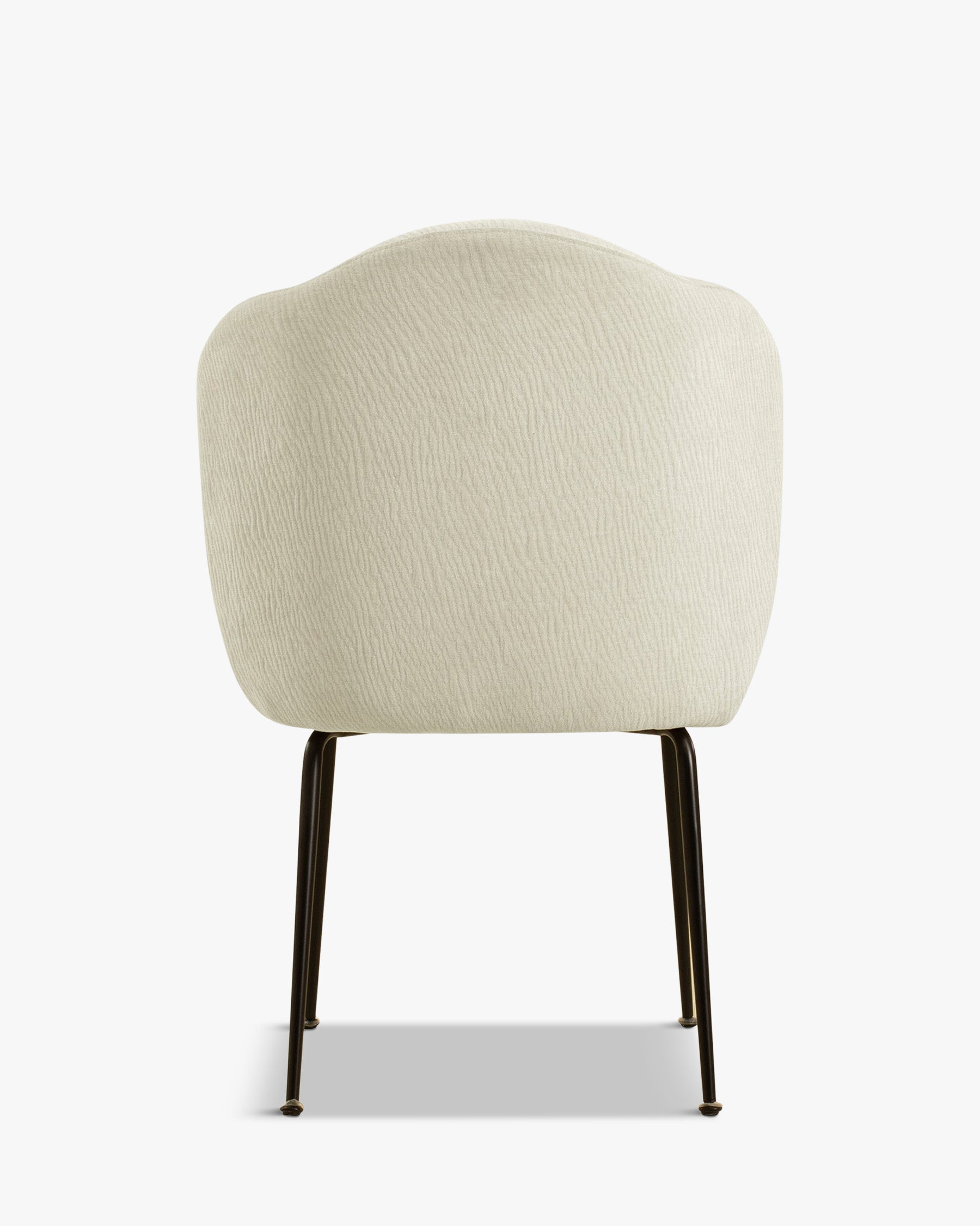 Chaise Aero en tissu crêpé - Blanc crêpé
