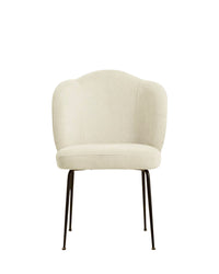 Chaise Aero en tissu crêpé - Blanc crêpé