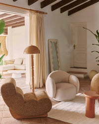 Fauteuil Cocoon - Blanc crêpé