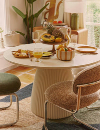 Table à manger intérieur/extérieur Athena - Blanc