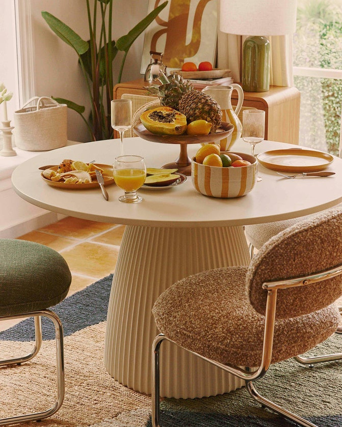 Athena Dining Table - White
