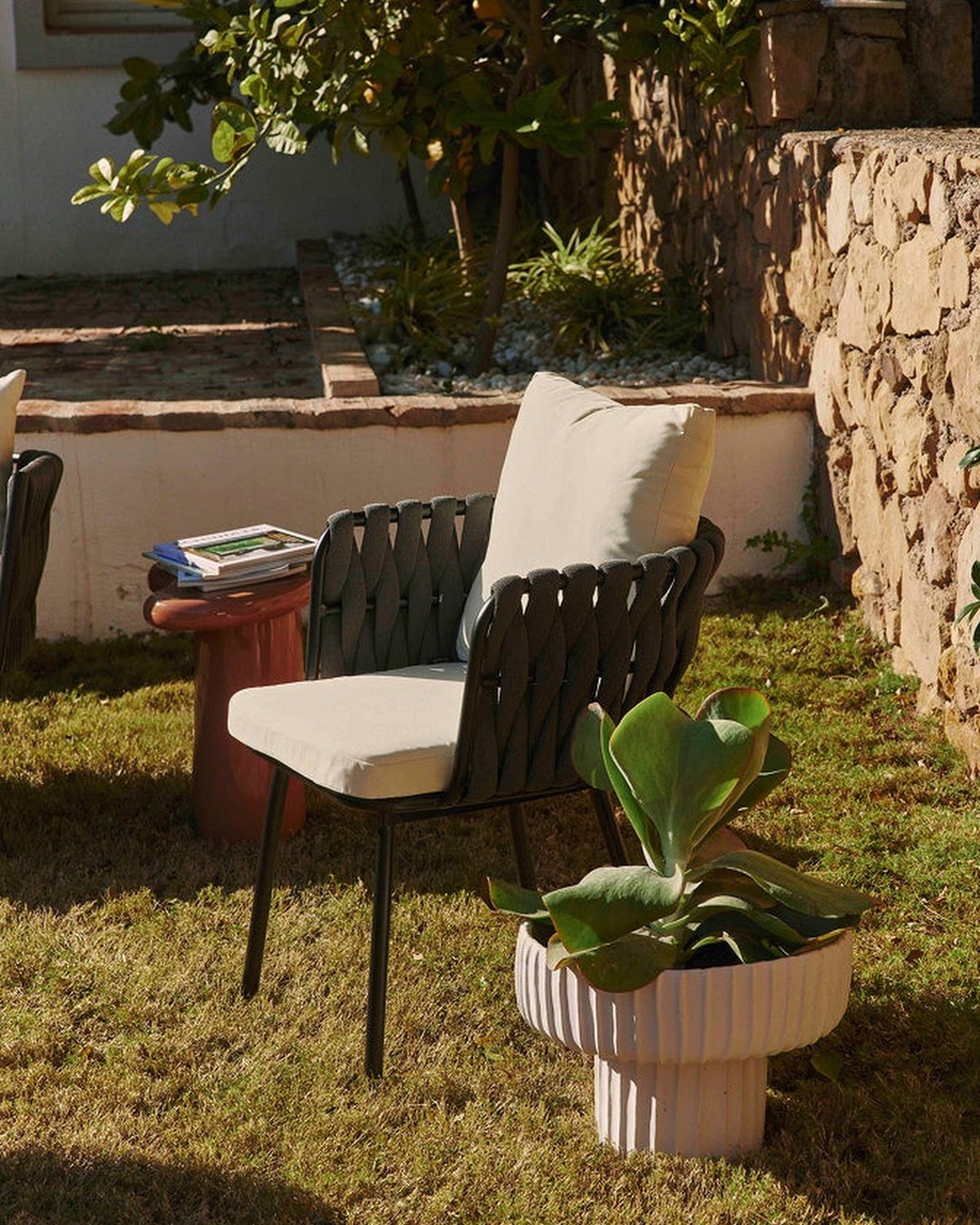 Hamptons Garden Chair - Off-White