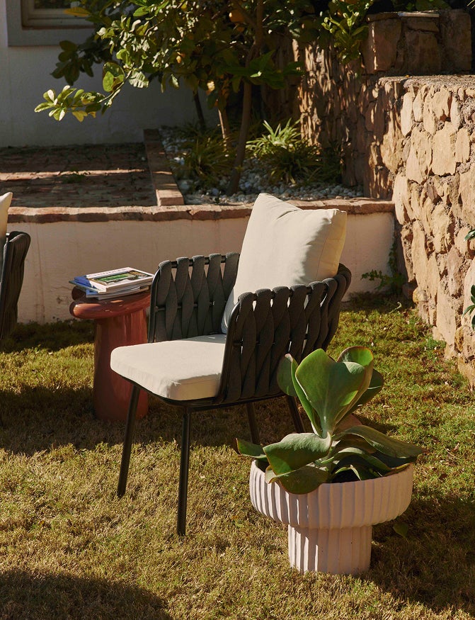 Chaise de jardin Hamptons - Blanc Écru