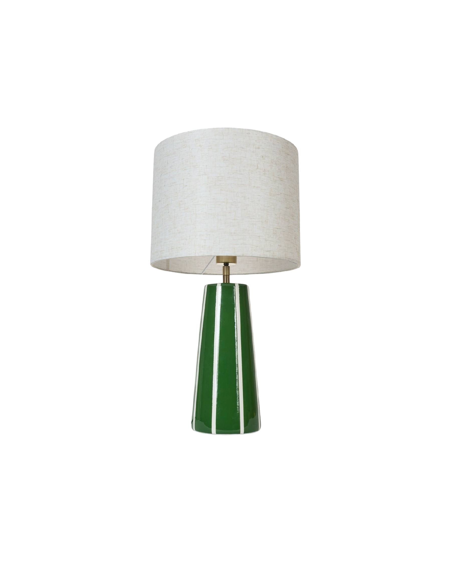 Lampe de table Gian en céramique - Vert