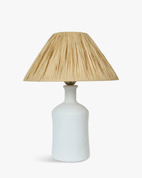 Lampe de table Katarina en céramique - Blanc
