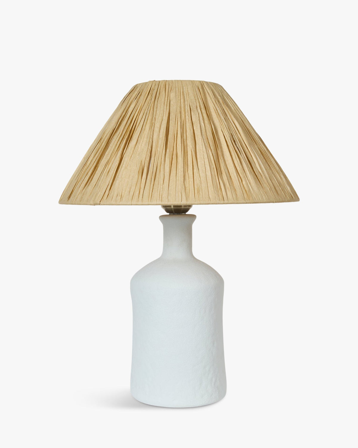 Lampe de table Katarina en céramique - Blanc