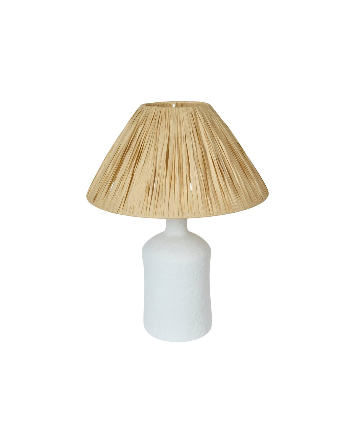 Lampe de table Katarina en céramique - Blanc