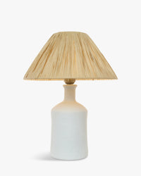 Lampe de table Katarina en céramique - Blanc