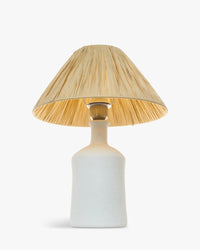 Lampe de table Katarina en céramique - Blanc