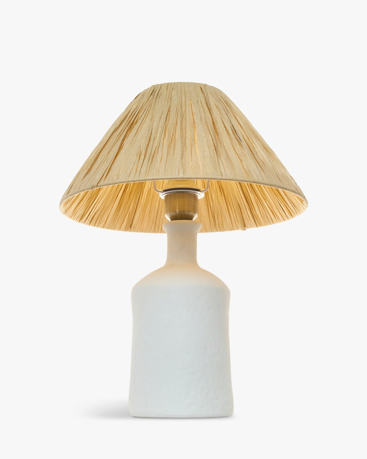 Lampe de table Katarina en céramique - Blanc