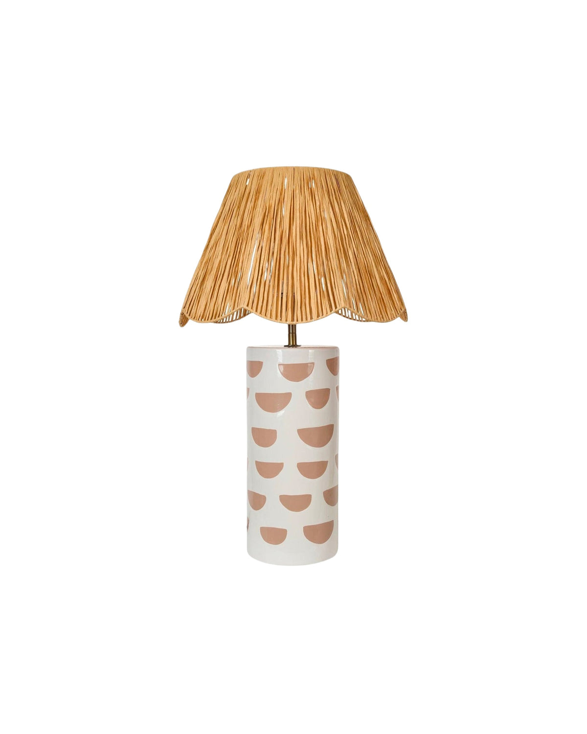 Lampe de table Mara en céramique - Blanc