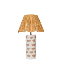 Lampe de table Mara en céramique - Blanc