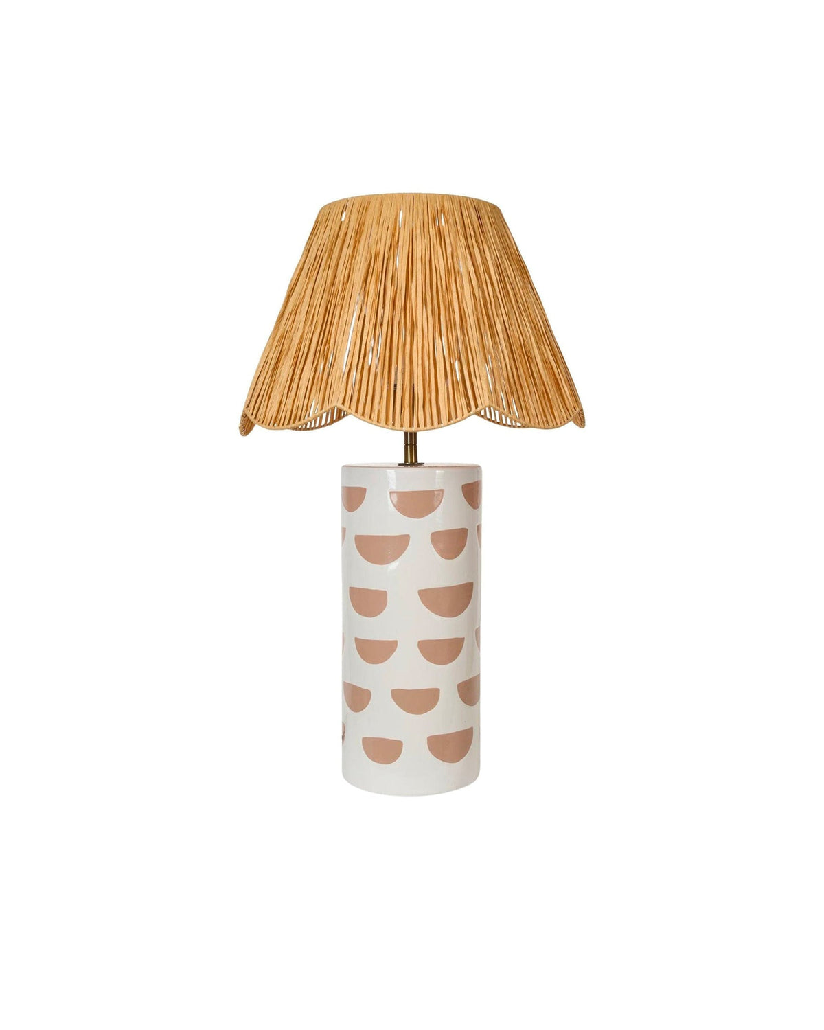 Lampe de table Mara en céramique - Blanc