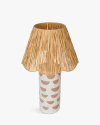 Lampe de table Mara en céramique - Blanc