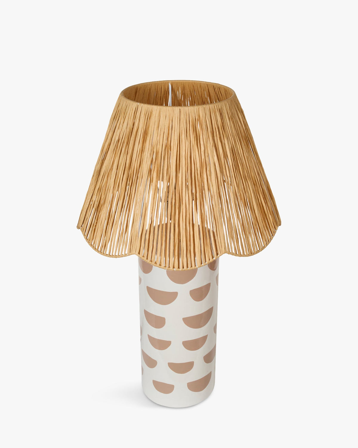 Lampe de table Mara en céramique - Blanc