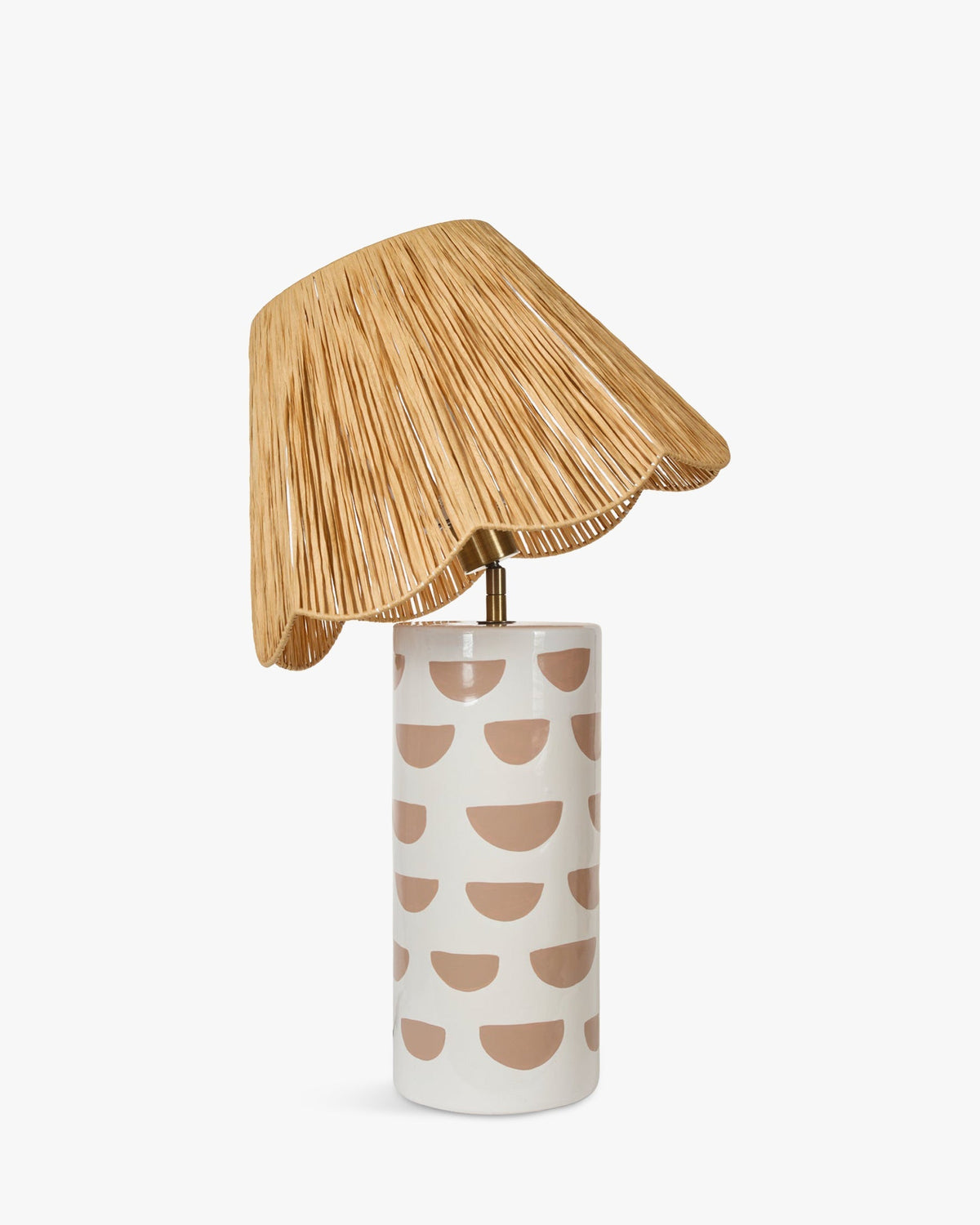 Lampe de table Mara en céramique - Blanc
