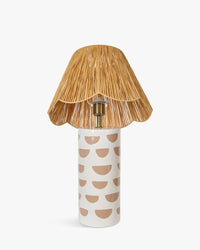 Lampe de table Mara en céramique - Blanc