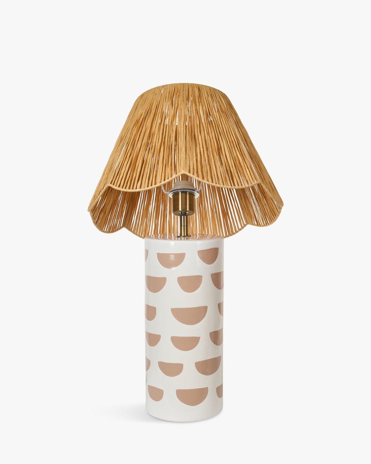 Lampe de table Mara en céramique - Blanc