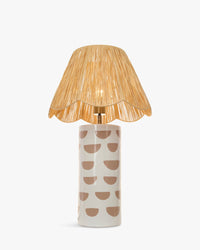 Lampe de table Mara en céramique - Blanc