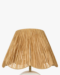 Lampe de table Osni en céramique - Blanc