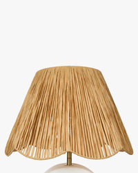 Lampe de table Osni en céramique - Blanc