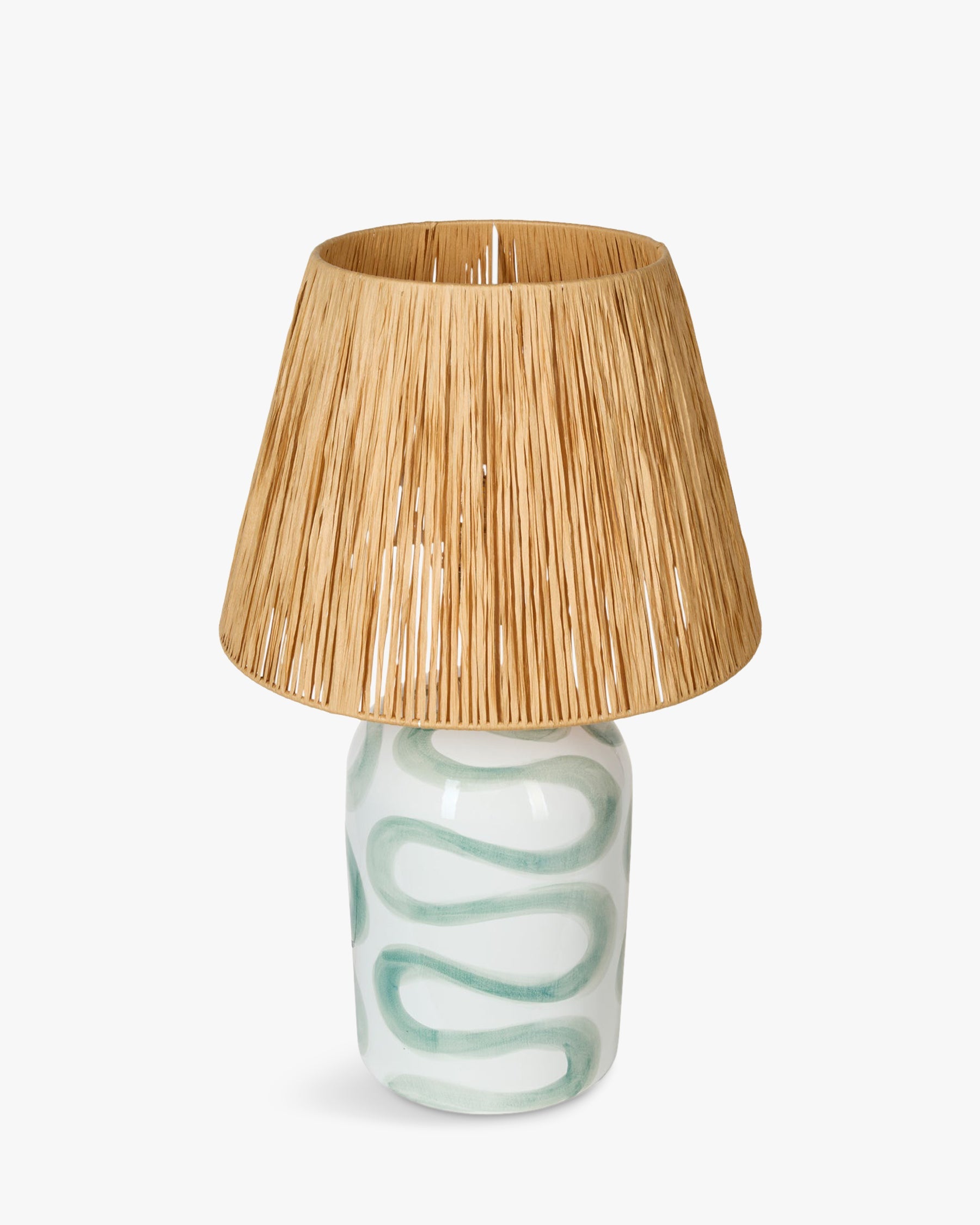 Lampe de table Savannah en céramique - Blanc