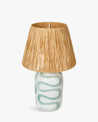 Lampe de table Savannah en céramique - Blanc
