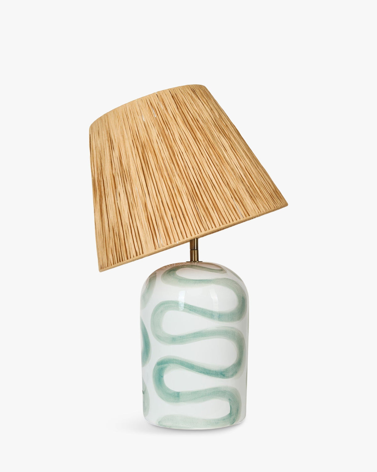 Lampe de table Savannah en céramique - Blanc