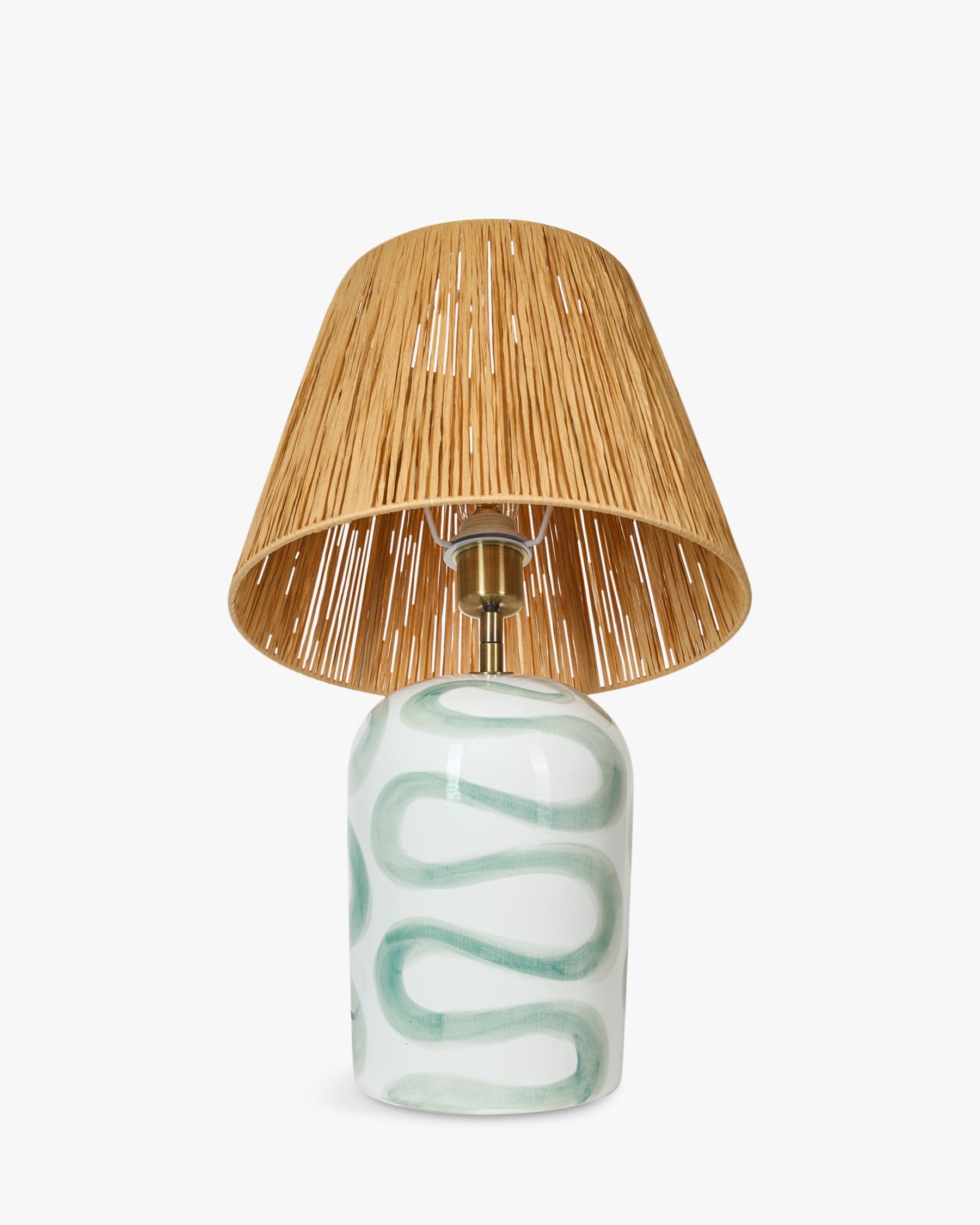 Lampe de table Savannah en céramique - Blanc