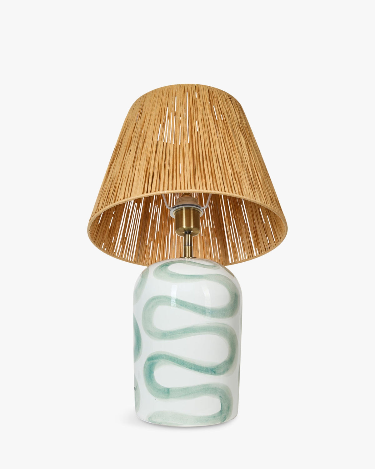 Lampe de table Savannah en céramique - Blanc