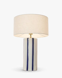 Lampe de table Zhoe en céramique - Blanc