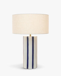 Lampe de table Zhoe en céramique - Blanc