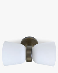 Applique murale Crosby en fibre de verre - Blanc