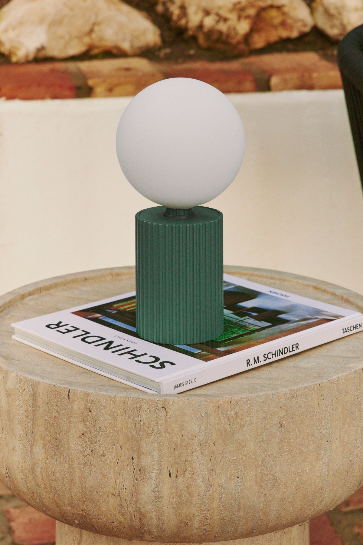 Lampe de table indoor/outdoor Luna - Vert Eucalyptus
