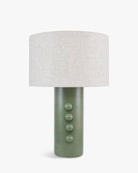 Lampe de table Soli en céramique - Vert