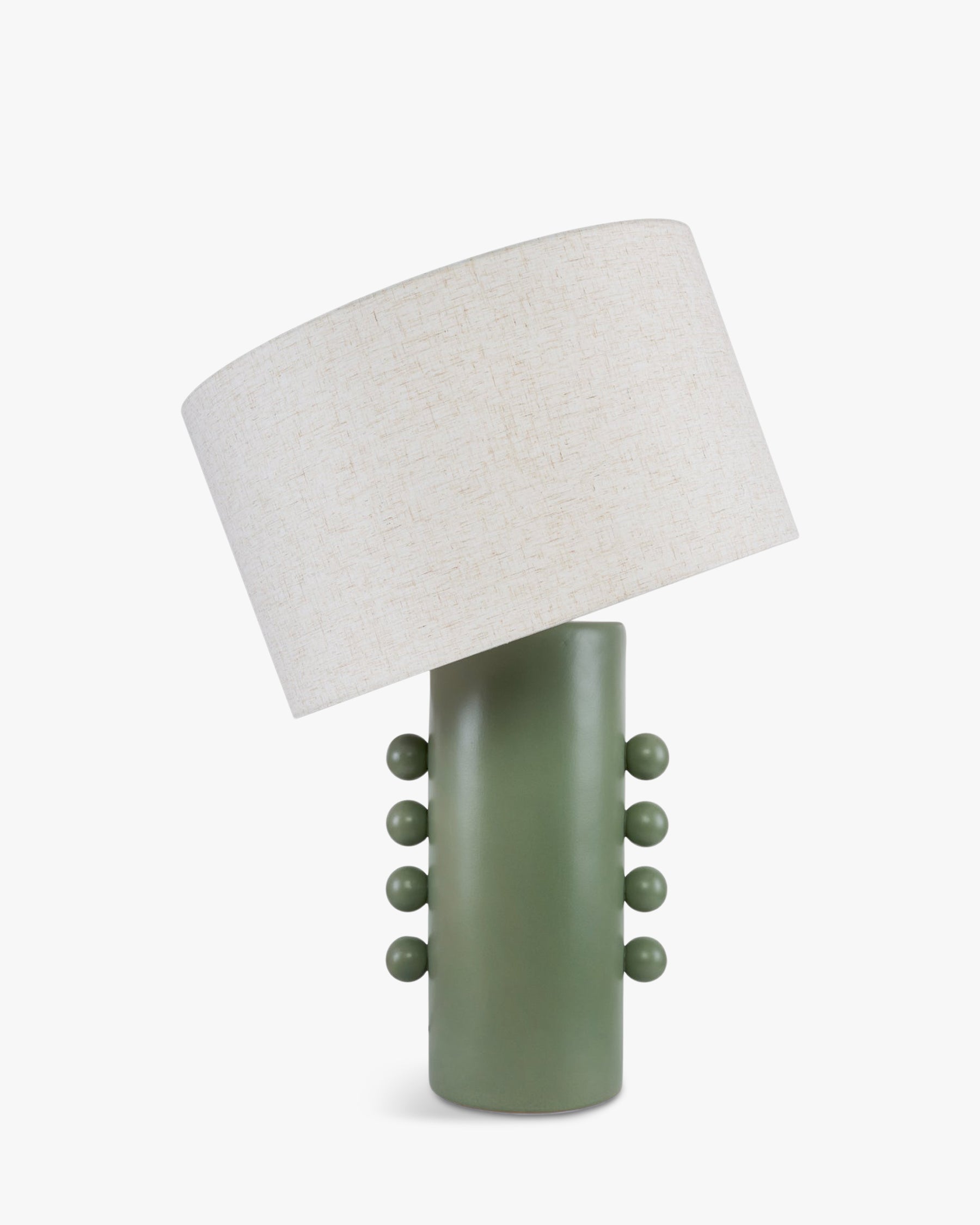 Lampe de table Soli en céramique - Vert