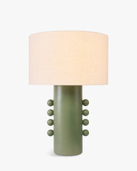 Lampe de table Soli en céramique - Vert