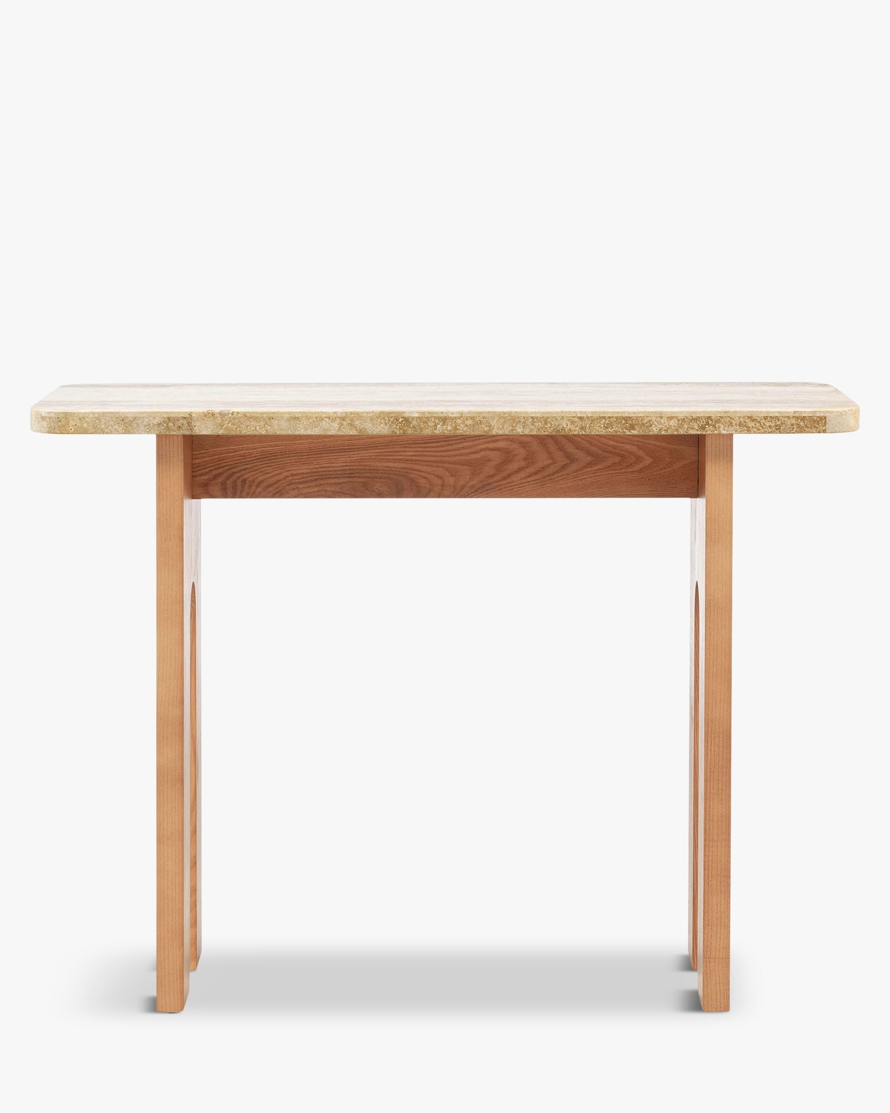 Console Danbury en pierre de Travertin - Travertin