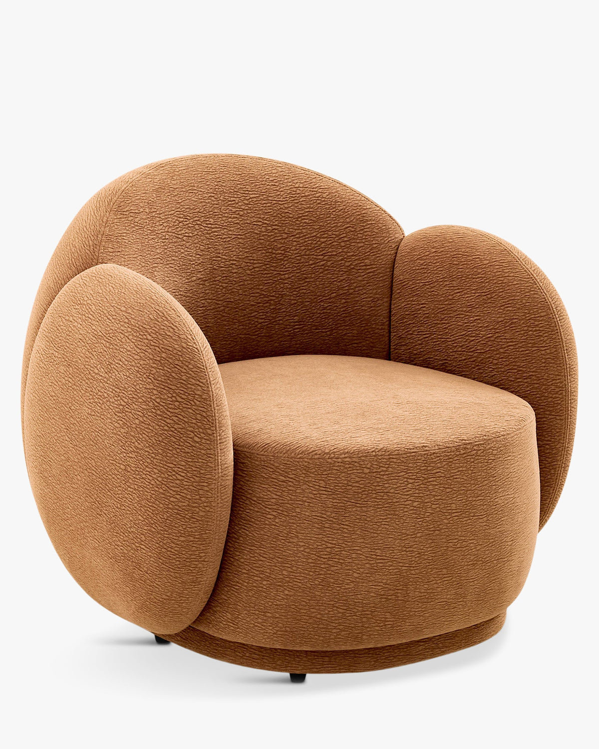 Fauteuil Cocoon - Camel Texturé