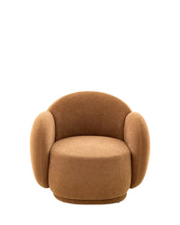 Fauteuil Cocoon - Camel Texturé