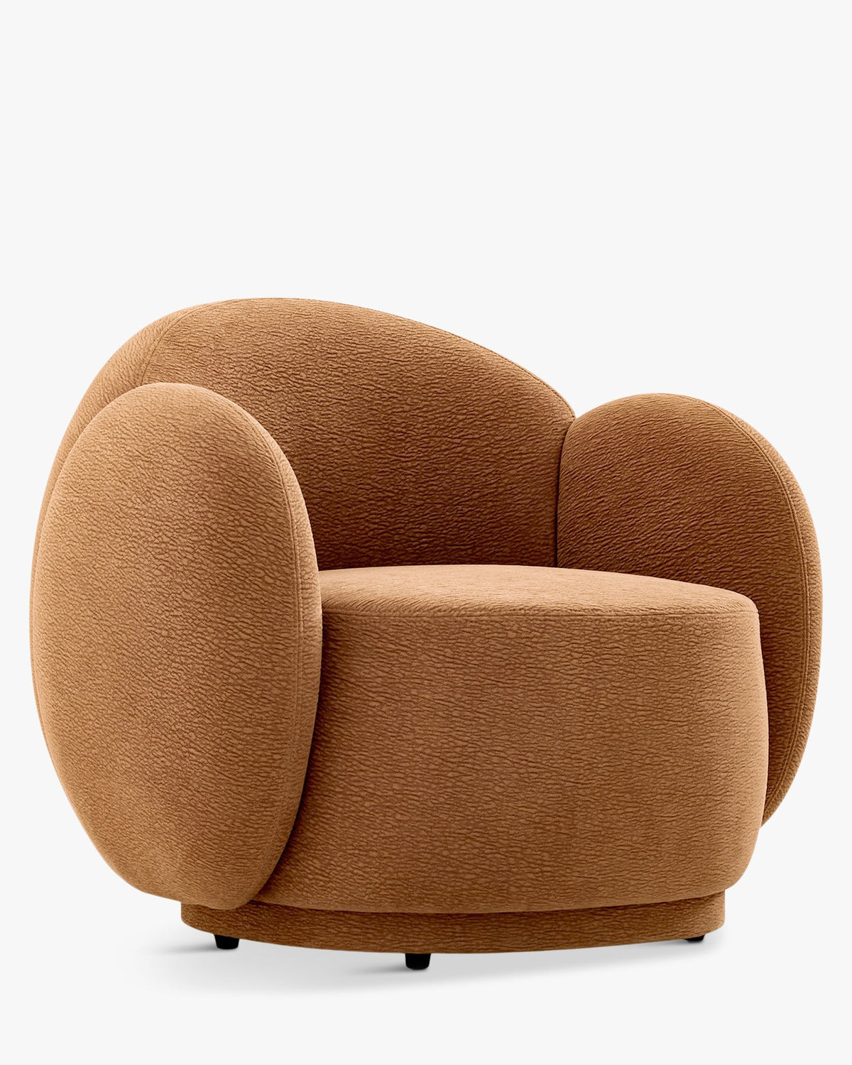 Fauteuil Cocoon - Camel Texturé