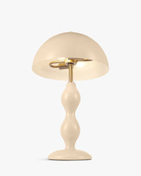 Lampe de table Powers - Beige Satiné